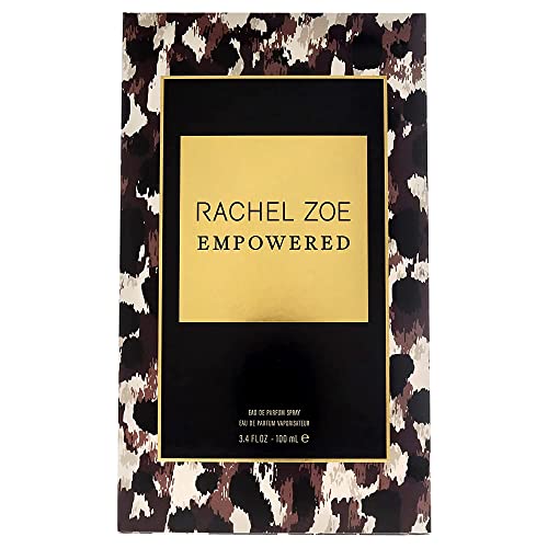 RACHEL ZOE Empowered Eau de Parfum Spray, Perfectly Balanced Feminine Perfume for Women, Awaken the Senses with a Lasting Signature Designer Scent, 3.4 Fl Oz