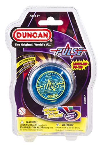 Duncan Toys Pulse LED Light-Up Yo-Yo, Intermediate Level Yo-Yo with Ball Bearing Axle and LED Lights, Mystery Color