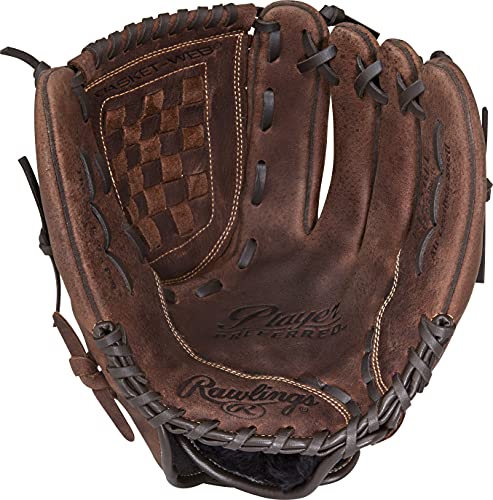 Rawlings Player Preferred Baseball Glove, Regular, Baseball/Softball Pattern, Basket-Web, 12-1/2 Inch