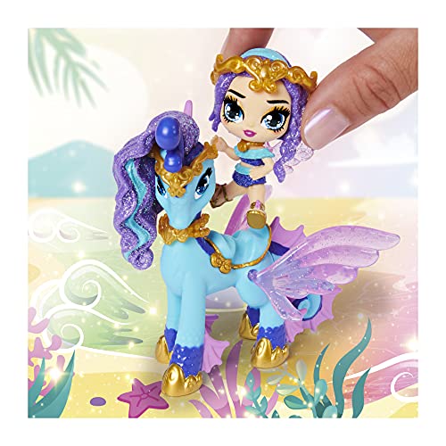 Hatchimals Pixies Riders, Lagoon Lily Pixie and Seastallion Glider Set with Mystery Feature