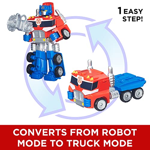 Transformers Rescue Bots Energize Optimus Prime Action Figure, 7-Inch Scale, Ages 3-7 (Amazon Exclusive)