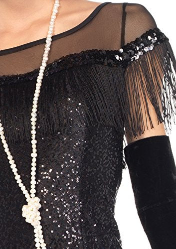 Leg Avenue Women's Costume, Black, Large