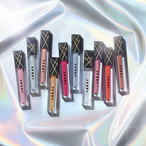 LORAC LUX Diamond Lip Gloss | Genuine Diamond Dust | Non-Sticky | High Tide White