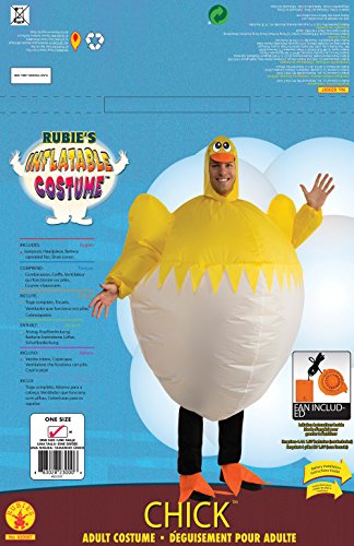 Rubie's unisex adult Inflatable Chick Sized Costumes, As Shown, One Size US