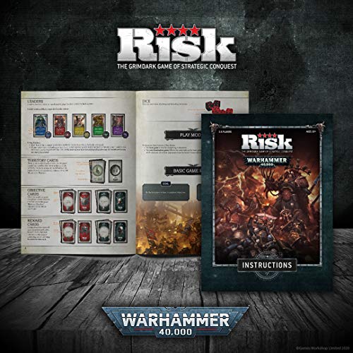 Board Game Based on Warhammer 40k from Games Workshop | Officially Licensed Warhammer 40,000 Merchandise | Themed Risk Game