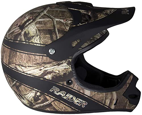 Raider Ambush Mossy Oak Unisex-Adult MX Off-Road Helmet (Break-Up Infinity Camo, XX-Large)