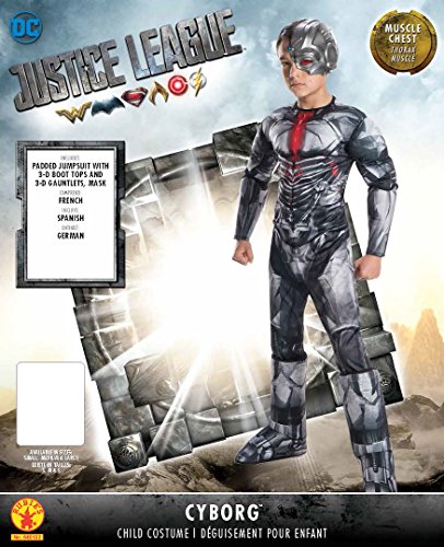 Rubie's Justice League Deluxe Cyborg Costume, Medium, Multicolor.