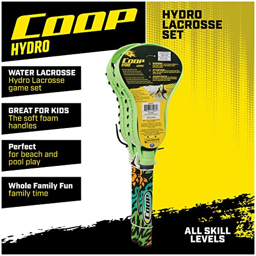 COOP Hydro Lacrosse, Green, Outdoor Games For Adults and Kids