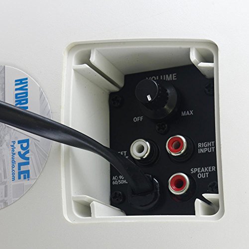 Pyle Outdoor Waterproof Wireless Bluetooth Speaker - 5.25 Inch Pair 2-Way Weatherproof Wall/Ceiling Mounted Dual Speakers w/Heavy Duty Grill, Universal Mount, Patio, Indoor Use PDWR54BTW (White)