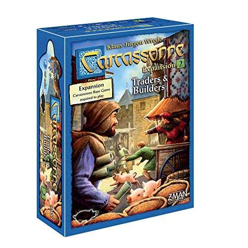 Carcassonne Traders and Builders Board Game EXPANSION 2 | Family Board Game | Board Game for Adults and Family | Strategy Board Game | Medieval Adventure Board Game | 2-6 Players | Made by Z-Man Games