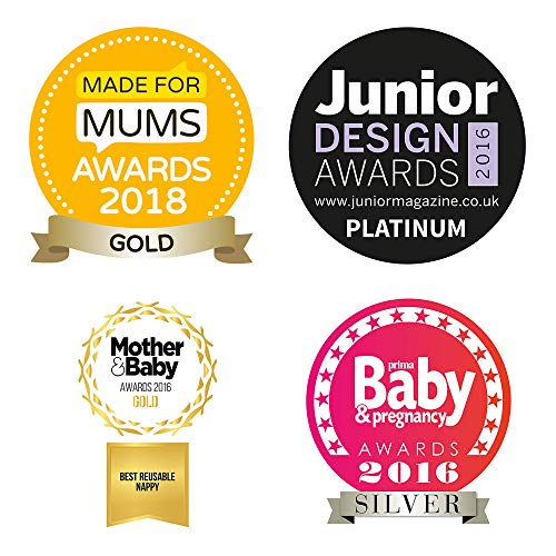 Bambino Mio, mioduo Cloth Diaper Cover, Cloud Nine, Size 2 (21lbs+)