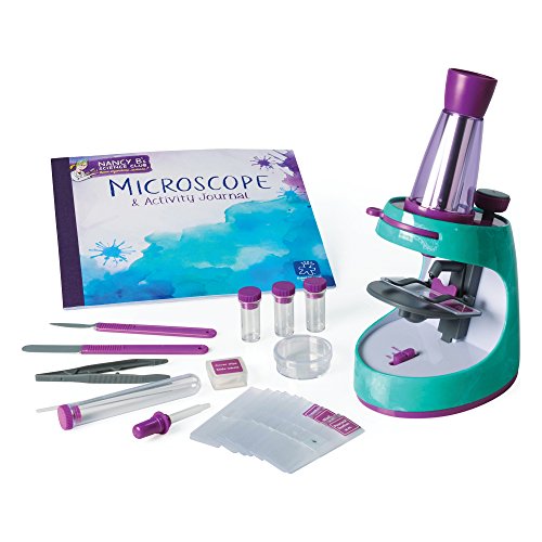 Educational Insights Nancy B's Science Club Microscope for Kids, Microscope Kit, Gift for Boys and Girls, Ages 8-12