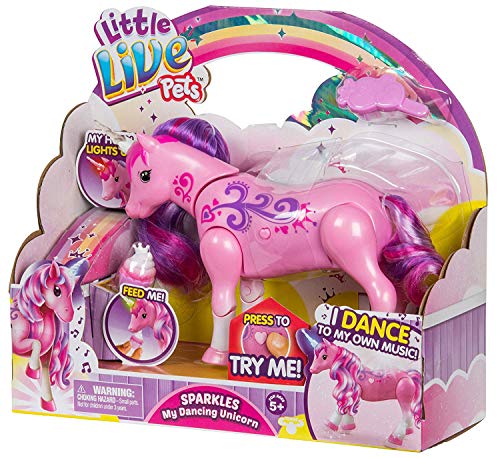 Little Live Pets - Sparkles My Dancing Interactive Unicorn | Dances and Lights to Music - Engaging Fun - Batteries Included | For Ages 5+