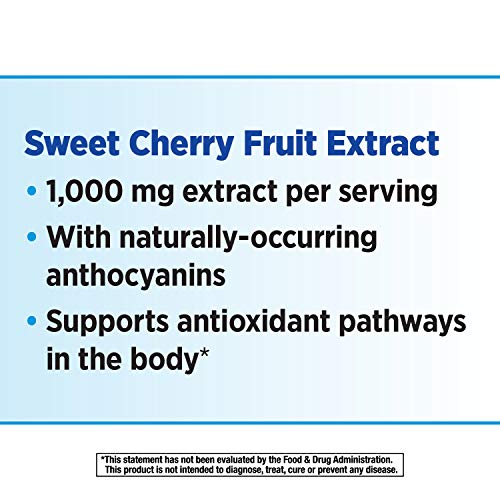 Nature's Way Cherry Fruit, Supports Antioxidant Pathways*, 1,000 mg Per Serving, 90 Capsules