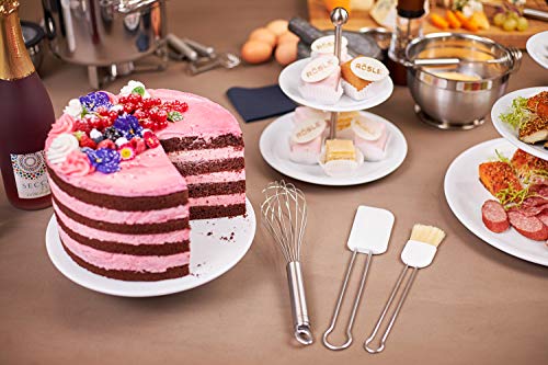 Rosle Stainless Steel and Silicone Flexible Spatula, 10-inch