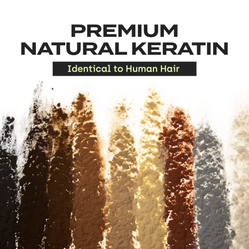 Toppik Hair Building Fibers, Medium Brown, 27.5g | Fill In Fine or Thinning Hair | Instantly Thicker, Fuller Looking Hair | 9 Shades for Men and Women