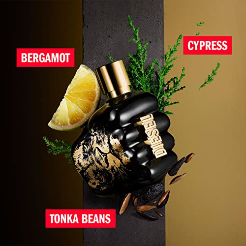 Diesel Spirit of the Brave Eau de Toilette Spray Cologne for Men, 2.5 Fl. Oz.