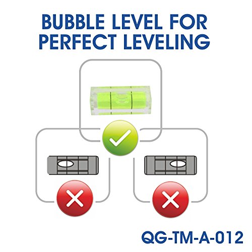 QualGear Qg-TM-A-012 Universal Ultra Slim Low Profile Articulating Wall Mount for 23-55 Inches LED TVs, Black [UL Listed]