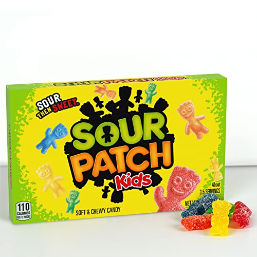 SOUR PATCH KIDS Original Soft and Chewy Candy, 12 - 3.5 oz Boxes