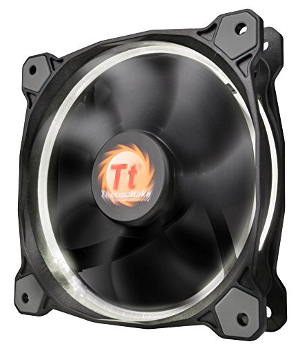 Thermaltake Ring 14 High Static Pressure 140mm Circular Ring Case/Radiator Fan with Anti-Vibration Mounting System Cooling CL-F039-PL14WT-A White