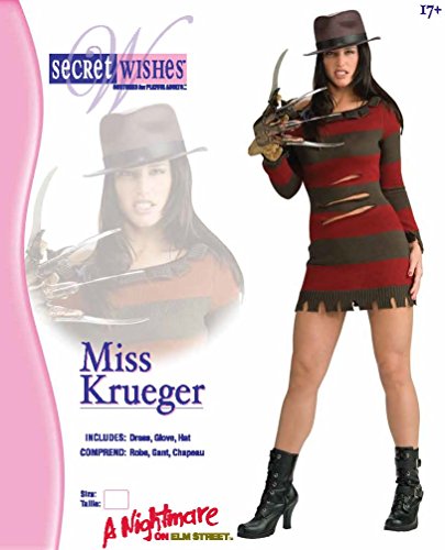 Rubie's womens Miss Krueger Adult Sized Costumes, Red, Large US