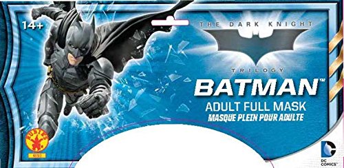 Rubie's mens Batman the Dark Knight Rises Full Batman Mask Party Supplies, Multicolor, One Size US