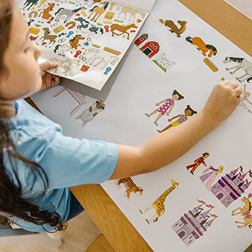 Melissa and Doug Sticker Collection Book: Princesses, Tea Party, Animals, and More - 500+ Stickers