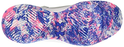 Under Armour Unisex Jet '21 Basketball Shoe, (109) Mod Gray/White/Versa Blue, 10.5 US Men