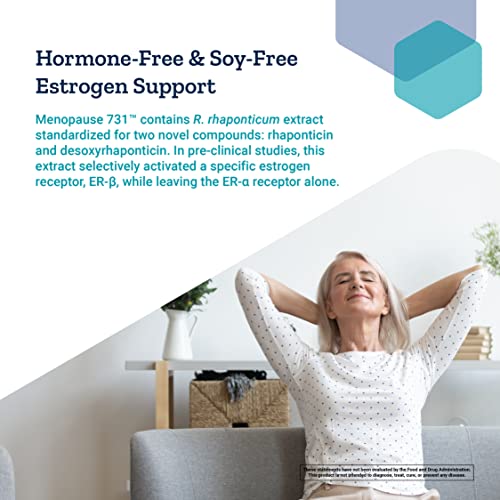 Life Extension Menopause 731 - Natural Supplement for Women Health - Menopause Relief Support Including Hot Flashes, Night Sweats and Mood Swings - Gluten Free, Non-GMO, Vegetarian - 30 Tablet