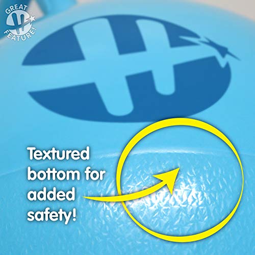 Hedstrom Pink Polka Dot Hopper Ball, Kid's Ride-on Toy, Bouncy Hopping Ball with Handle - 15 Inch