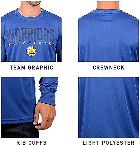 Ultra Game -NBA Men's Active Long Sleeve Pullover T-Shirt XX-Large