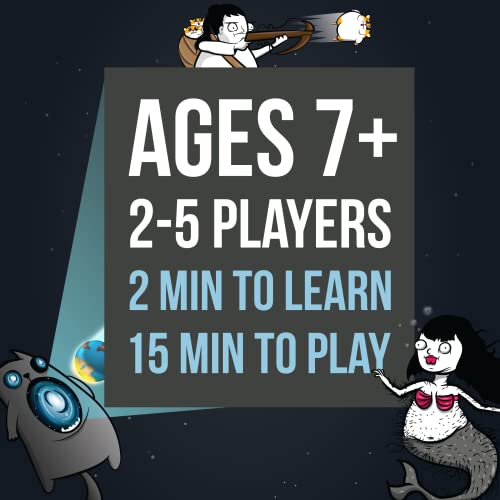 Imploding Kittens Expansion Set - A Russian Roulette Card Game, Easy Family-Friendly Party Games for Adults, Teens and Kids - 20 Card Add-on