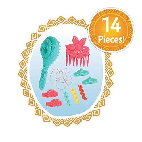 Disney Princess Moana Stying Head, 14-pieces, by Just Play