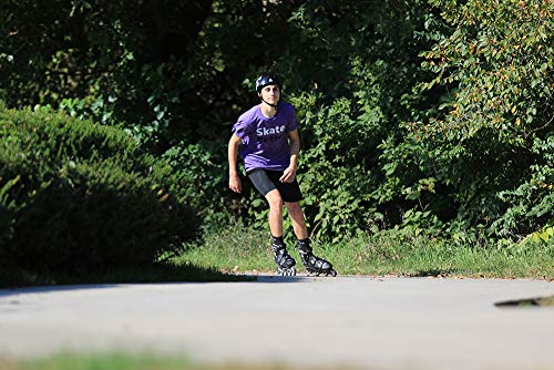 Roller Derby V-Tech 500 Inline Skates with Adjustable Sizing for kids, teens, and adults, Large (6-9), Black