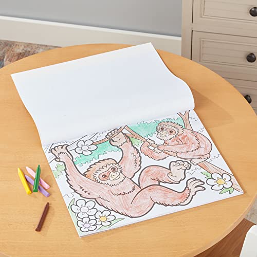 Melissa and Doug Jumbo 50-Page Kids' Coloring Pads Set - Animals, Vehicles, and More