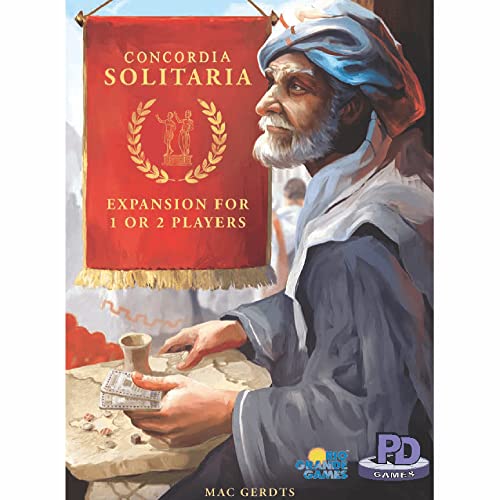 Rio Grande Games: Concordia Solitaria Expansion - Strategy Board Game Expansion to Concordia - Ages 14+, 1-2 Players, 60 Min Game Play, (RGG615)