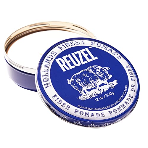 Reuzel Fiber Pomade, Hair Holding Wax For Men, 12 oz