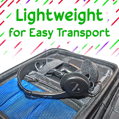 Maxell 190319 Stereo Headphone, Black (Packaging May Vary)