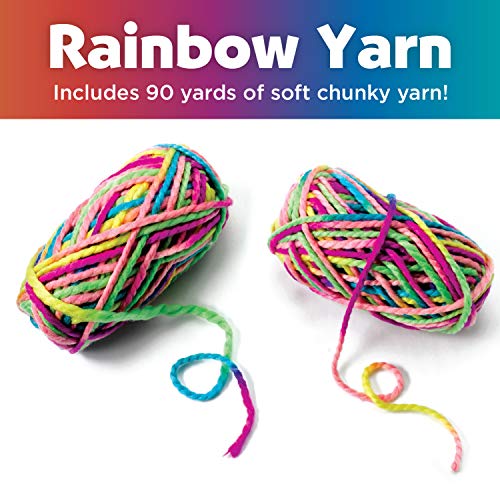 Creativity for Kids Quick Knit Loom Kit - Knitting Kit for Kids, Make Your Own Pom Pom Hat And Accessories, Knitting Loom Crafts for Kids