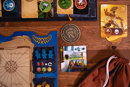 Orichalcum Board Game, Fast-Paced Strategy Game, Exploration Game, Adventure Game, Family Game for Kids and Adults, Ages 12+, 2-4 Players, Avg. Playtime 45 Minutes, Made by Pandasaurus Games