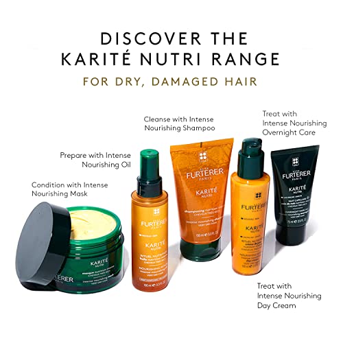 Rene Furterer KARITE NUTRI Intense Nourishing Day Cream, Leave-in Cream, Shea Oil, Shea Butter, 3.3 Fl Oz (Pack of 1)