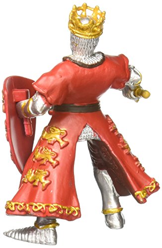 Papo -Hand-Painted - Figurine -Medieval-Fantasy -Red King Richard -39338 - Collectible - for Children - Suitable for Boys and Girls - from 3 Years Old