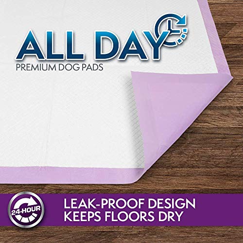 Simple Solution 6-Layer All Day Premium Dog Pads, 23 x 24, Lavender Scent, 50 pads