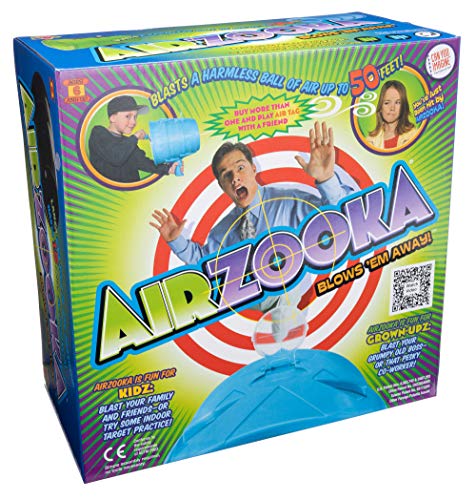 Can You Imagine Airzooka Toy (Black/Silver). Blows Balls of Air.