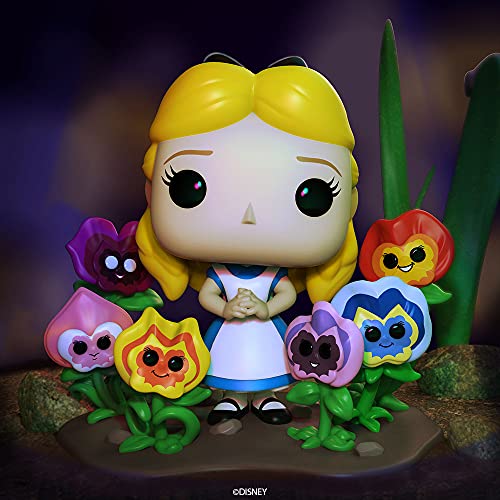 Funko POP Deluxe: Alice in Wonderland 70th - Alice in Wonderland with Flowers,Multicolor