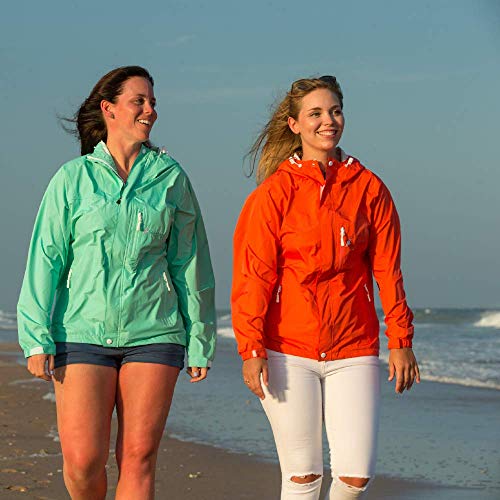 FROGG TOGGS Women's Java Toadz 2.5 Ultra Light Waterproof Breathable Rain Jacket, Blue, Small