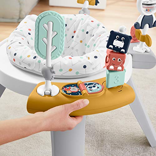 Fisher-Price Baby to Toddler Toy 3-in-1 Spin and Sort Activity Center and Play Table with 10+ Activities, Happy Dots