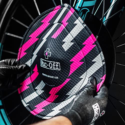 Muc-Off Disc Brake Covers, Set of 2 - Washable Neoprene Protective Covers for Bicycle Disc Brakes - Protects From Overspray And Damage In Transit