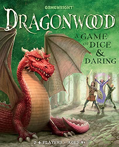 Gamewright Dragonwood A Game of Dice and Daring Board Game Multi-colored, 5'