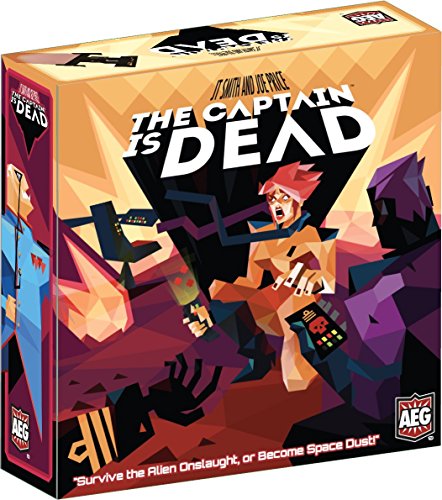 The Captain is Dead - Cooperative Board Game, Save Your Starship, Fight The Aliens, 1 to 7 Players, 45 Minute Playtime, Ages 12 and Up, Alderac Entertainment Group (AEG)